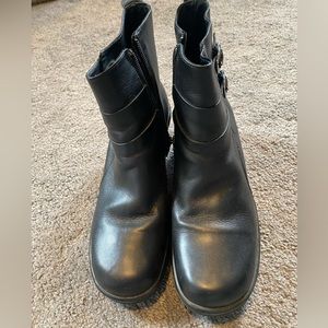Dansko black leather boots